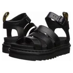 Dr. Martens Black Strappy Sandals